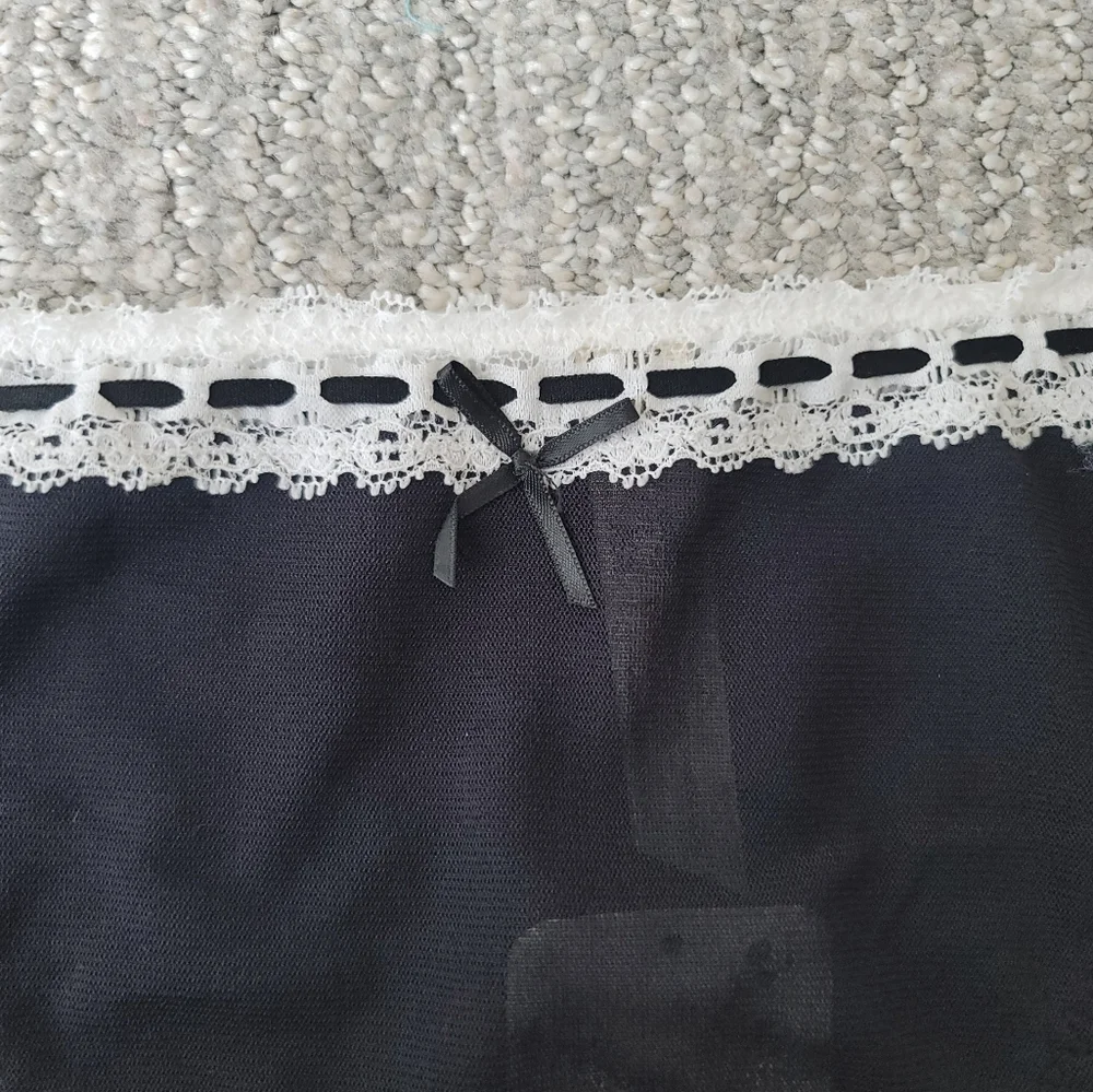 Free People So Sweet Bikini Size Large Color Black Combo NWT